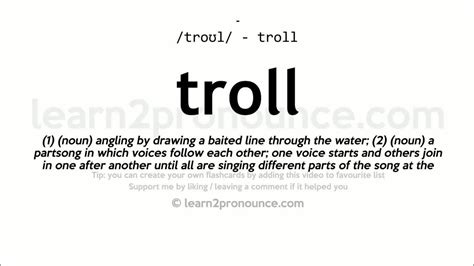TROLL Definition & Meaning .